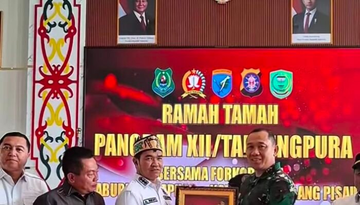 Bupati Pulang Pisau Hadiri Ramah Tamah Kunjungan Kerja Pangdam XII/Tanjungpura di Kapuas