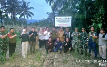 Operasi Gabungan, Satgas PKH Resmi Tandai Tiga Kawasan Hutan Pasaman dengan Plang Peringatan