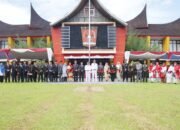 Ketua DPRD Agam H. Ilham, Lc. MA Hadiri Upacara HUT RI ke-80 di Lapangan Kantor Bupati