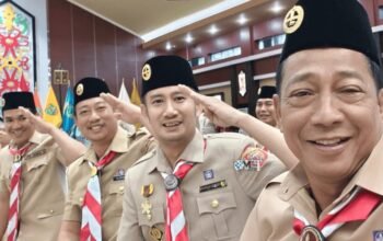 Bupati Murung Raya Heriyus Resmi Pimpin Mabicab Pramuka 2025–2030