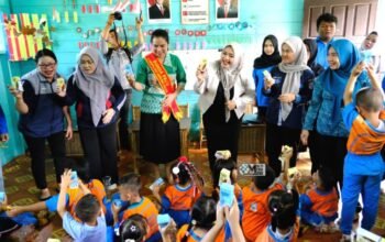 Bunda PAUD Murung Raya Warnita Heriyus Dorong Mutu Pendidikan Anak Usia Dini Lewat Pekan Merah Putih Tamasya