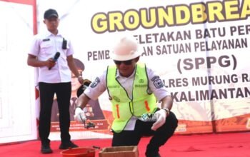 Pemkab Murung Raya Groundbreaking Dapur SPPG Polres, Tingkatkan Ketahanan Gizi Masyarakat
