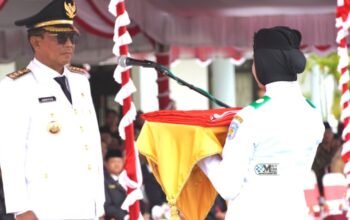 Khidmat! Pemkab Murung Raya Gelar Upacara Pengibaran Bendera HUT Ke-80 RI