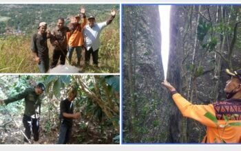 Walinagari Agusriwayanto Kunjungi Batu Bukit Patah di Kabupaten Tanah Datar
