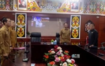 Pemkab Murung Raya Ikuti Rapat Virtual Pengendalian Inflasi Bersama Kemendagri