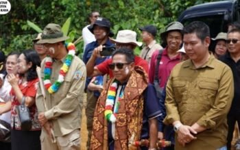 Bupati Murung Raya Hadiri Panen Perdana BUMDes Hopakat: Dorong Desa Mandiri Pangan