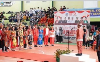 Bupati Heriyus Pimpin Upacara Hari Sumpah Pemuda Ke-97 di Murung Raya