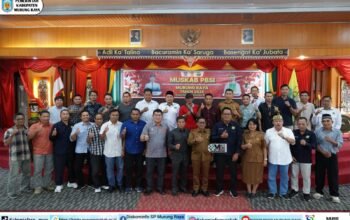 Bupati Heriyus Resmikan Muskab PBSI Murung Raya 2025, Dorong Prestasi Bulutangkis Daerah
