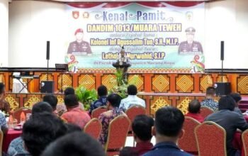 Letkol Inf. Nurwahid Resmi Jabat Dandim 1013/Muara Teweh, Dilantik dalam Acara Kenal Pamit