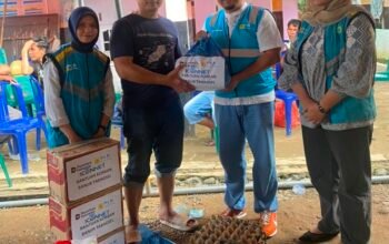 Terkoneksi dengan Hati, PLN Icon Plus Sigap Menyalurkan Bantuan Banjir di Padangsidimpuan
