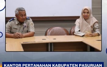 Kepala Subbag Tata Usaha Kantor Pertanahan Pasuruan Berikan Pengarahan Kinerja Tenaga Pendukung