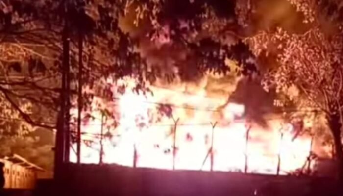 PT Garuda Mas Perkasa Medan Terbakar