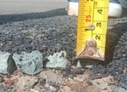 Baru Sebulan Rampung, Proyek Jalan Rp250 Juta di Tiyuh Tirta Kencana Diduga Bermasalah