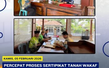 Percepat Sertipikasi Tanah Wakaf, Kantor Pertanahan Kabupaten Pasuruan Gelar Pemberkasan di Desa Baujeng
