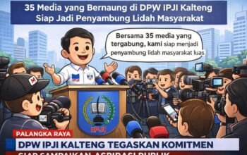 Peringati HPN, DPW IPJI Kalteng Buka Ruang Aspirasi Publik Bersama 35 Media