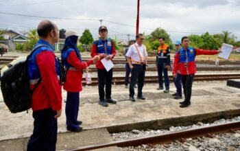 Pastikan Layanan Prima dan Operasional Aman, KAI Divre II Sumbar Lakukan Inspeksi Keselamatan Lebaran 2026