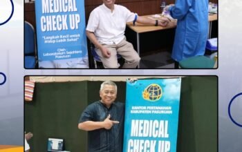 Medical Check Up Pegawai, Kantor Pertanahan Kabupaten Pasuruan Tegaskan Komitmen Kerja Sehat dan Produktif