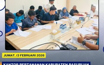 Kantor Pertanahan Kabupaten Pasuruan Teken Kontrak Surveyor Kadastral, Perkuat Percepatan Pendaftaran Tanah