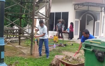 Sambut Ramadan 1447 H, Rutan Kelas II B Sawahlunto Gelar Kerja Bakti Bersama Warga Binaan