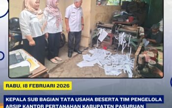 Disaksikan Inspektorat Jenderal ATR/BPN Secara Daring, Kantor Pertanahan Kabupaten Pasuruan Laksanakan Pemusnahan Arsip Sesuai Ketentuan
