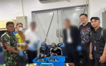 Petugas Gabungan Gagalkan Penyelundupan 6,8 Kg Sabu di Bandara Internasional Minangkabau