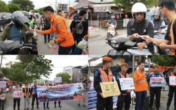 Tekan Risiko Kecelakaan ; KAI Divre II Sumbar Kolaborasi dengan Komunitas, Sosialisasikan Keselamatan di Perlintasan Sebidang