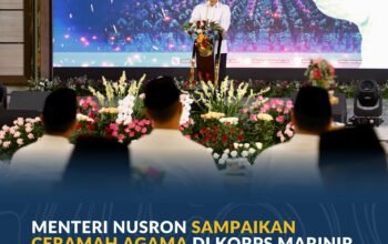 Menteri Nusron Sampaikan Ceramah Agama di Korps Marinir TNI AL Cilandak: Al-Qur’an Jadi Petunjuk bagi Manusia
