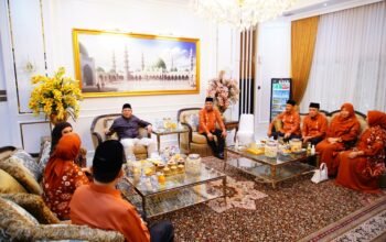 Halal Bihalal, Bupati HM Toha Tohet dan Wakil Bupati Abdur Rohman Husen Pererat Sinergi dengan Forkopimda Sumsel