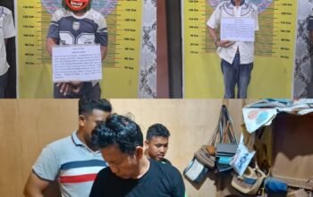 Penggerebekan di Jati Hilir, Dua Pria Diamankan Satresnarkoba Polres Pariaman Beserta Sabu dan Alat Hisap