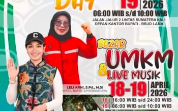 Pemkab Dharmasraya Gelar Car Free Day Fasar Pasar Kuliner