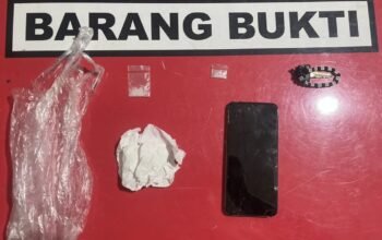 Satresnarkoba Polres Solok Ringkus Pria di Gunung Talang, Dua Paket Sabu Diamankan