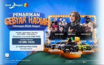 Artis Minang ” RAYOLA ” Semarakan Gebra Undian Bank Nagari di Kota Solok