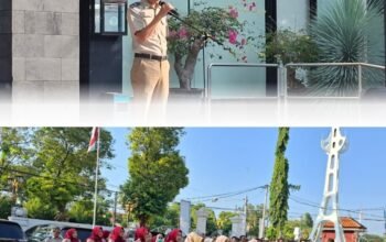 Wujudkan Disiplin dan Integritas Pegawai, Kantor Pertanahan Kabupaten Pasuruan Selenggarakan Kegiatan Apel Pagi
