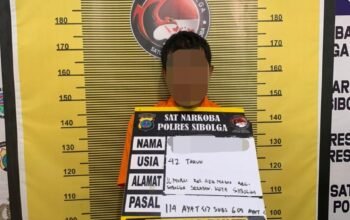 Satresnarkoba Polres Sibolga Amankan Residivis Narkotika