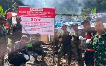 Berantas Aktivitas PETI: Polres Pesisir Selatan Laksanakan Patroli Gabungan Musnahkan Base Camp Tambang Emas Ilegal di Kawasan TNKS