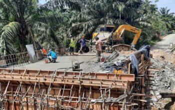Pemkab Dharmasraya Genjot Pembangunan Infrastruktur
