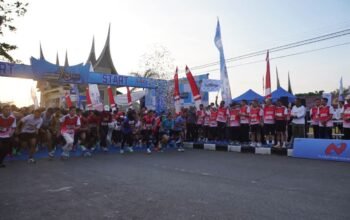 Ribuan Pelari Meriahkan Bhayangkara Run 2026 di Padang Panjang
