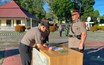 Sertijab Kabag Ops Polres Solok Selatan, Kapolres: Segera Menyesuaikan dan Tingkatkan Pelayanan kepada Masyarakat