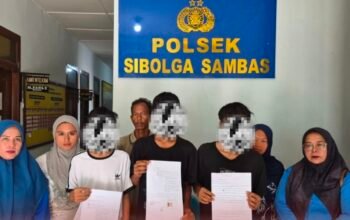 Polsek Sibolga Sambas Bina Remaja Penyalahguna Lem Kambing, Cegah Tawuran & Kriminalitas
