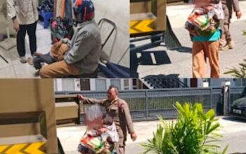 Satpol PP Padang Amankan Pengemis yang Diduga Libatkan Anak untuk Mengemis