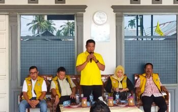 Cici Wahyuni Cetak Sejarah, Jadi Perempuan Pertama Pimpin PTK Golkar Rao Selatan