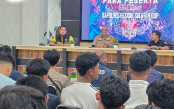 Polres Pesisir Selatan Buka Turnamen E-Sport Kapolres Cup Tahun 2026 di Aula Endra Dharmalaksana