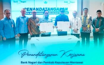 Bank Nagari dan Pemkab Kepulauan Mentawai Teken Kerja Sama ETPD, Dorong Percepatan Transaksi Digital Daerah