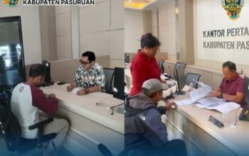 Menghadirkan Kemudahan Layanan, PELATARAN Kantor Pertanahan Kabupaten Pasuruan Siap Melayani Masyarakat di Akhir Pekan