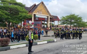 Polres Karimun Kerahkan Ratusan Personel, Penutupan POPDA X 2026 Berjalan Lancar
