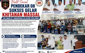 Pendekar 08 Sukses Gelar Khitanan Massal, 100 Anak Di Tangerang Selatan Terlayani