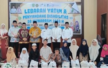 Wabup Ahmad Jayadikarta Berbagi Kebahagiaan Bersama Anak Yatim dan Penyandang Disabilitas di Pulang Pisau
