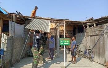 Satgas TMMD Ke-129 Kodim 0726/Skh Kebut Pengerjaan RTLH Rumah Bp. Subani di Parangjoro