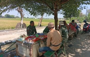 Warung Warga Di Parangjoro Jadi Rame Berkat Adanya Tmmd Reg Ke-129 Kodim 0726/Sukoharjo