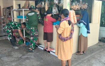 Berkah dengan Adanya TMMD Reguler ke-129 warung warga Desa Parangjoro Kabupaten Sukoharjo jadi ramai